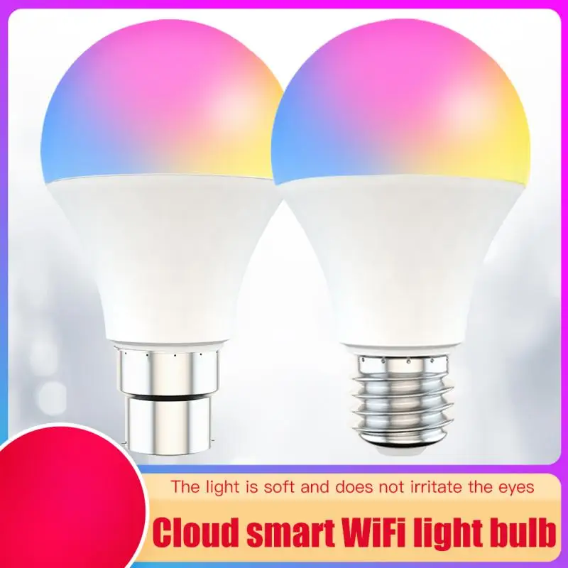 Wifi Smart LED Bulb RGB CW WW Magic light Bulb 9W 110V-220V LED Lamp Work with Alexa/Google Home TUYA/Smart life APP Control
Wifi Smart LED Bulb RGB CW WW Magic light Bulb 9W 110V-220V LED Lamp Work with Alexa/Google Home TUYA/Smart life APP Control