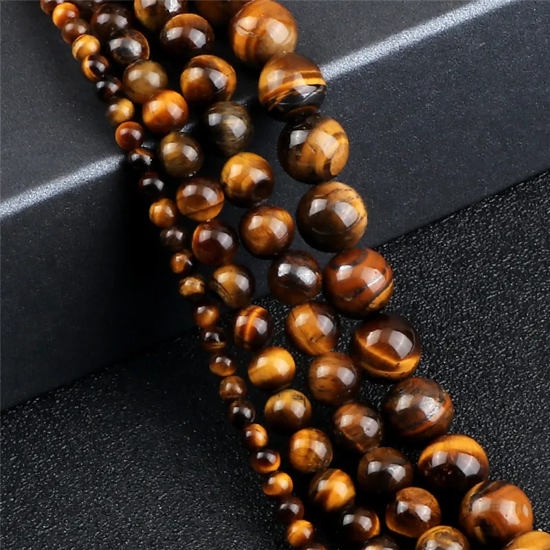 DIY Fashion Tiger Eye Natural Stone Round Loose Beads For Jewelry Making Bracelet Necklace Accessory Handicraft 10mm/8mm/6mm/4mm
DIY Fashion Tiger Eye Natural Stone Round Loose Beads For Jewelry Making Bracelet Necklace Accessory Handicraft 10mm/8mm/6mm/4mm
