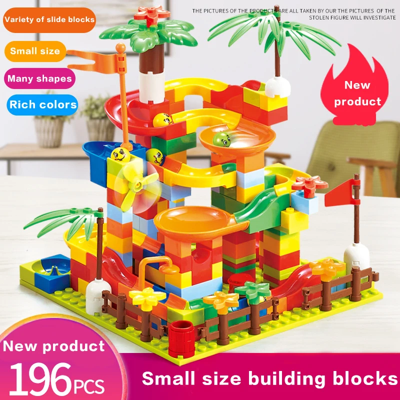 196PCS Marble Run Maze Balls Track Building Blocks Funnel Slide Small Building Brick Block Children Toys Gift
196PCS Marble Run Maze Balls Track Building Blocks Funnel Slide Small Building Brick Block Children Toys Gift