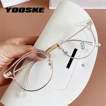 YOOOSKE TR90 Transparent Computer Glasses Frames Men Anti Blue Light Eyeglasses for Women Vintage Half Frame Optical Spectacles
YOOOSKE TR90 Transparent Computer Glasses Frames Men Anti Blue Light Eyeglasses for Women Vintage Half Frame Optical Spectacles