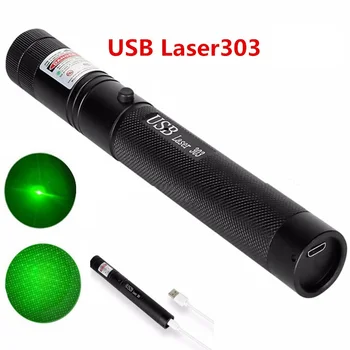 532nm 5mw Green Laser pointer Sight laser USB Recharge 303 pointer High Powerful device Adjustable Focus Lazer laser pen Burning
532nm 5mw Green Laser pointer Sight laser USB Recharge 303 pointer High Powerful device Adjustable Focus Lazer laser pen Burning