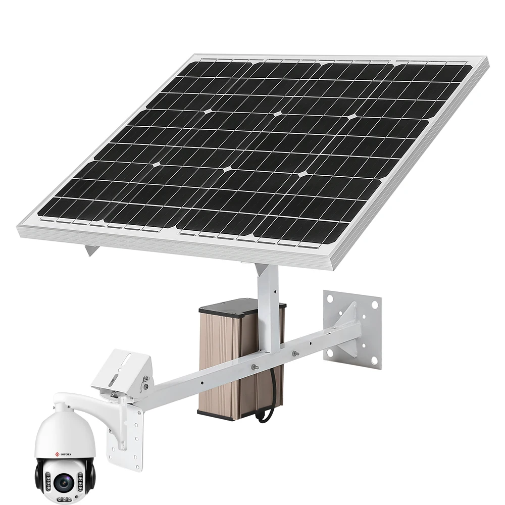 Solar Panel for 3G 4G 5G SIM Card WiFi Auto Tracking PTZ IP Camera Waterproof Power Supply 100W DC12V 30A Battery for IP Camera
Solar Panel for 3G 4G 5G SIM Card WiFi Auto Tracking PTZ IP Camera Waterproof Power Supply 100W DC12V 30A Battery for IP Camera