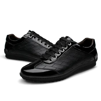 Plus Size 38-45 Genuine Leather Men Casual Flats Waterproof Man Leather Casual Shoes Lace Up for Work Male Leisure Sneakers
Plus Size 38-45 Genuine Leather Men Casual Flats Waterproof Man Leather Casual Shoes Lace Up for Work Male Leisure Sneakers