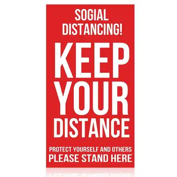 Keep Your Distance Sticker Sign Social Distancing Floor Decal Safety Floor Sign Floor Adhesive Sticker For Maintaining Distance
Keep Your Distance Sticker Sign Social Distancing Floor Decal Safety Floor Sign Floor Adhesive Sticker For Maintaining Distance