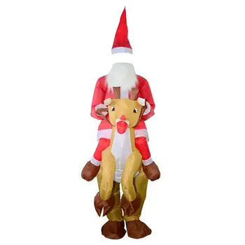 1Pc Elk And Santa Claus Costume Inflatable Suit Santa Claus Dress Inflatable Clothing For Performance Adults 
1Pc Elk And Santa Claus Costume Inflatable Suit Santa Claus Dress Inflatable Clothing For Performance Adults