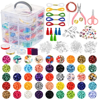 Jewelry Making Supplies Jewelry Beads And Charms Findings Jewelry Making Tools Material For Brace Necklace DIY Making Set 
Jewelry Making Supplies Jewelry Beads And Charms Findings Jewelry Making Tools Material For Brace Necklace DIY Making Set