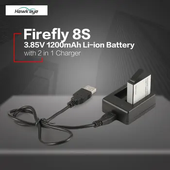 Hawkeye Firefly 8S S009R 3.85V 1200mAh Li-ion Replacement Battery with 2 in 1 Battery Charger Sports Action Camera Kit
Hawkeye Firefly 8S S009R 3.85V 1200mAh Li-ion Replacement Battery with 2 in 1 Battery Charger Sports Action Camera Kit