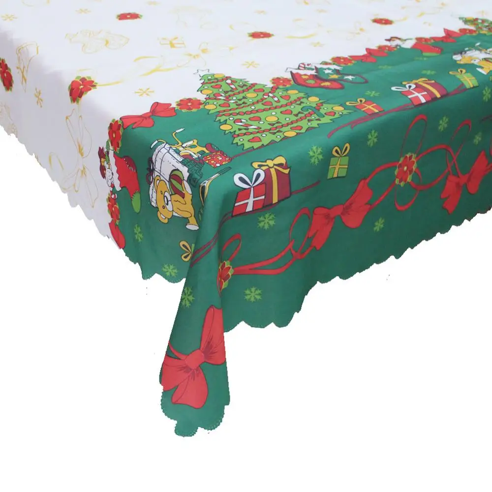 Christmas Table Cover Polyester Print Christmas Tree Home Dinner Cloth Party flag creative European style Runner Mats 150*180cm
Christmas Table Cover Polyester Print Christmas Tree Home Dinner Cloth Party flag creative European style Runner Mats 150*180cm