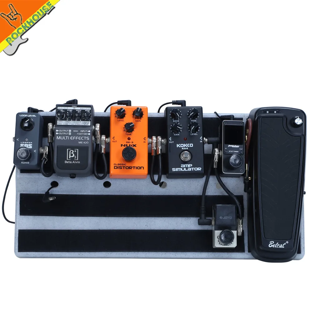 Electric Guitar Stompbox Board Effector Track Board-Hidden Power Supply Ultra-Light Super Strong Large Capacity
Electric Guitar Stompbox Board Effector Track Board-Hidden Power Supply Ultra-Light Super Strong Large Capacity