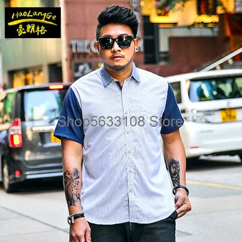 Fat Man Male Summer Dress Shirt Plus Fat Plus Size Short Sleeve Leisure Fat Man Shirt Extra Large Top 7xl
Fat Man Male Summer Dress Shirt Plus Fat Plus Size Short Sleeve Leisure Fat Man Shirt Extra Large Top 7xl