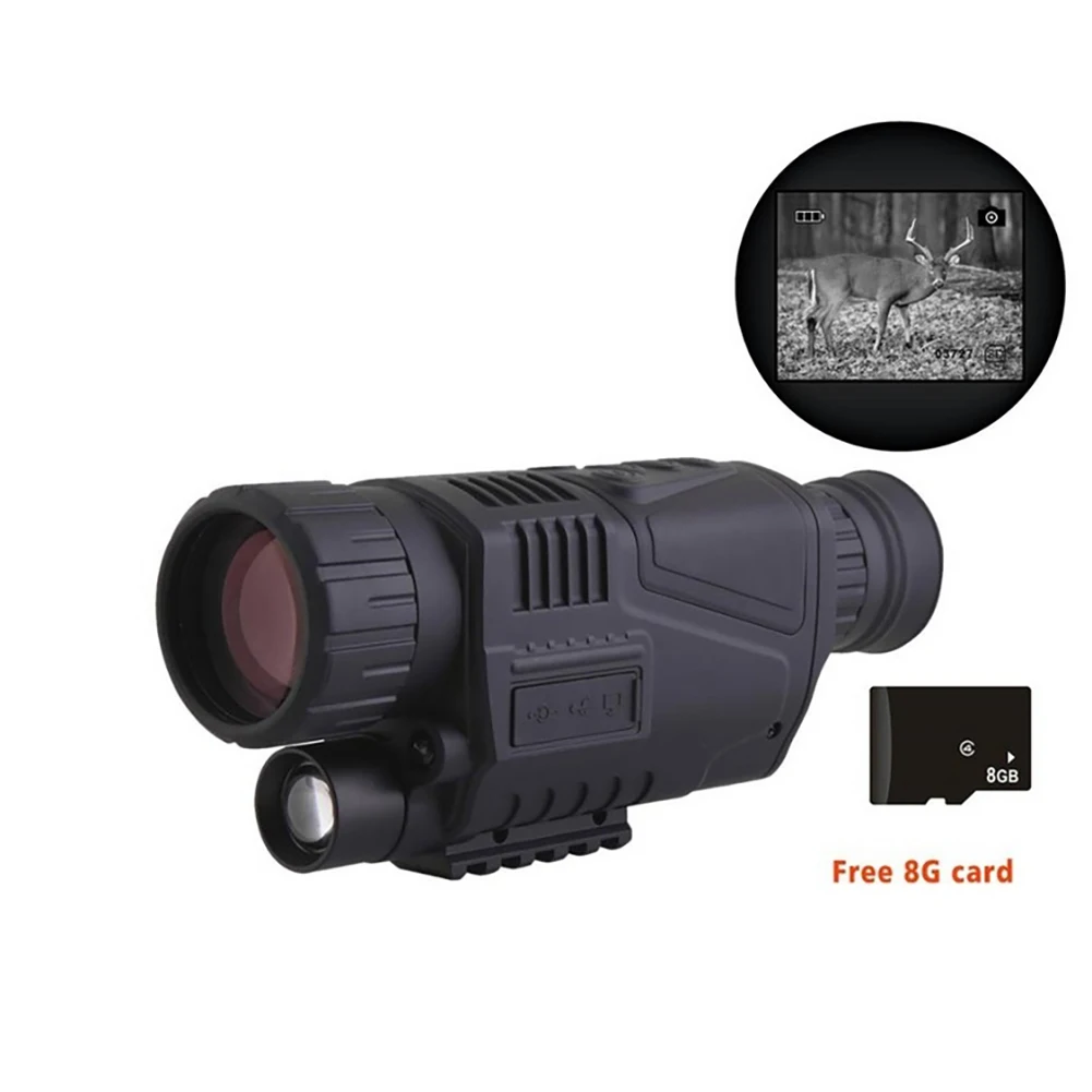 Night Vision Tool 5x40 Digital Night Vision Monocular Digital 5X Infrared HD High Power Camera Scope Video Recorder For Hunting
Night Vision Tool 5x40 Digital Night Vision Monocular Digital 5X Infrared HD High Power Camera Scope Video Recorder For Hunting