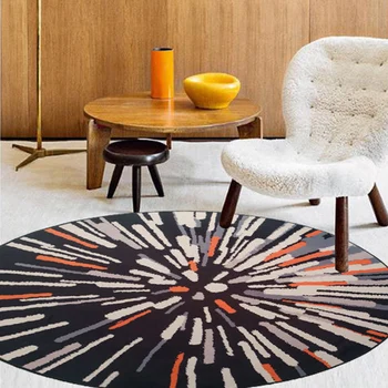 3D Round Printed Carpet Nordic Style Bedroom Rug Bathroom Computer Chair Non-slip Floor Mat Home Living Room Decoration Supplies
3D Round Printed Carpet Nordic Style Bedroom Rug Bathroom Computer Chair Non-slip Floor Mat Home Living Room Decoration Supplies
