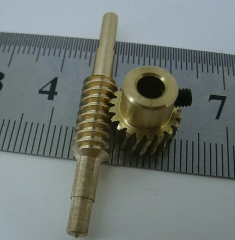 Diameter:17mm Hole:4mm 0.5M 30Teeths 1:30 Copper Vortex Worm Rods Gear Turbo Worm Gear
Diameter:17mm Hole:4mm 0.5M 30Teeths 1:30 Copper Vortex Worm Rods Gear Turbo Worm Gear