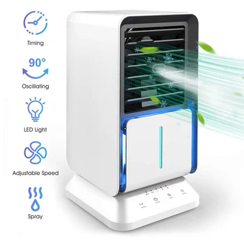 300ml Mini Air Conditioner Fan Humidifier for Office Bedroom Instantly Cool Desktop Atomizer Cooler Purifier with Water Tank
300ml Mini Air Conditioner Fan Humidifier for Office Bedroom Instantly Cool Desktop Atomizer Cooler Purifier with Water Tank