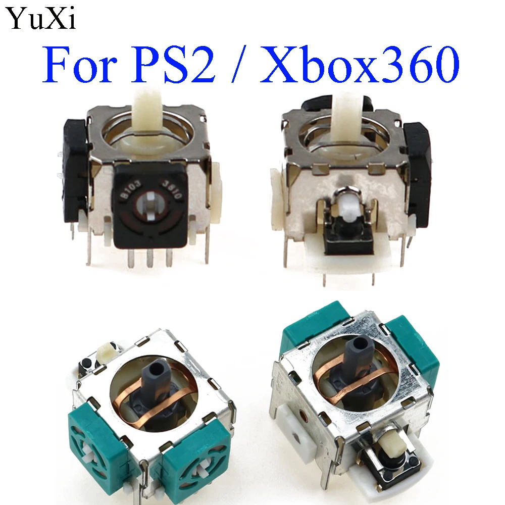 YuXi 2Pc 3D Analog Joystick Axis Sensor Module for Xbox360 PS2 PS3 Contoller Repair
YuXi 2Pc 3D Analog Joystick Axis Sensor Module for Xbox360 PS2 PS3 Contoller Repair
