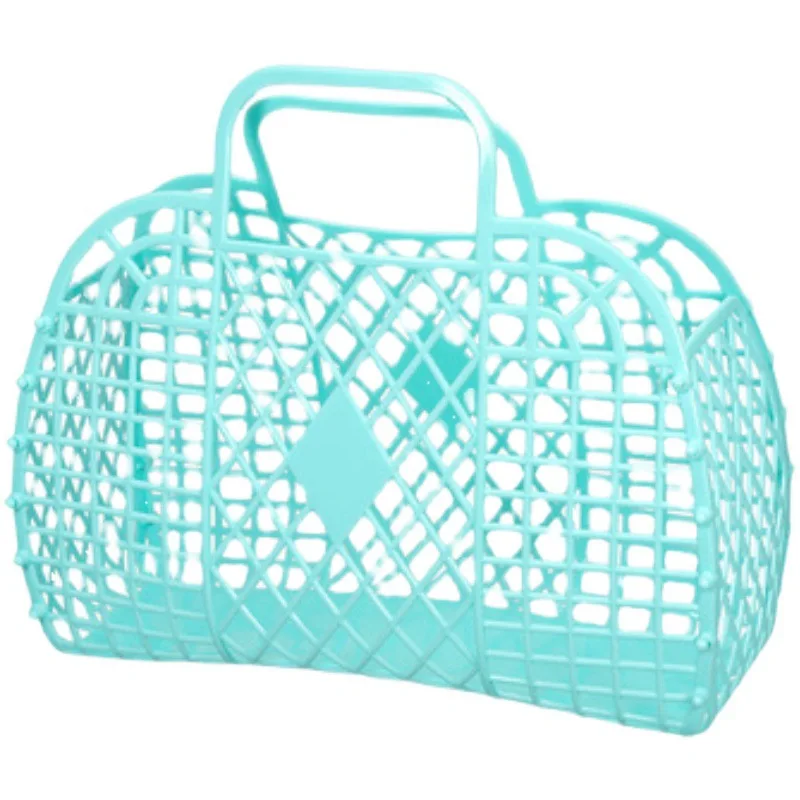 Large Plastic Basket Bags Woman Summer Jelly Bag Portable Vegetable Basket Hollow Jelly Bag Girl Large Capacity Holiday Handbag
Large Plastic Basket Bags Woman Summer Jelly Bag Portable Vegetable Basket Hollow Jelly Bag Girl Large Capacity Holiday Handbag