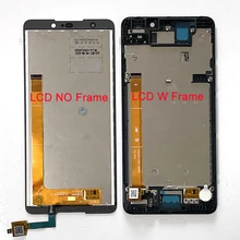 LCD Pour Wiko Lenny 5 W _ k400 D'écran D'affichage À CRISTAUX LIQUIDES De Convertisseur analogique-numérique de Panneau D'écran Tactile Pour Lenny 5 Téléphone Lenny5 ÉCRAN LCD Cadre Remplacer=