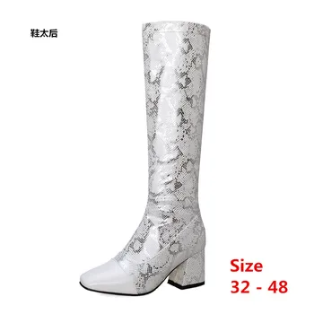 Spring Autumn High Heel Knee High Boots Women Long Boots Woman Martin Shoes Botas Muje Small Big Size 32 - 48
Spring Autumn High Heel Knee High Boots Women Long Boots Woman Martin Shoes Botas Muje Small Big Size 32 - 48