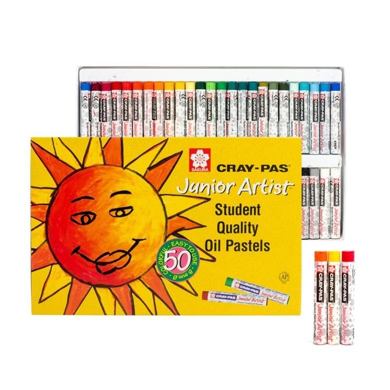 1 Set Sakura CRAY-PAS Oil Pastels Non-toxic Safe Wax Crayon Drawing for Students Kids Gift Yellow Box Art Supplies
1 Set Sakura CRAY-PAS Oil Pastels Non-toxic Safe Wax Crayon Drawing for Students Kids Gift Yellow Box Art Supplies