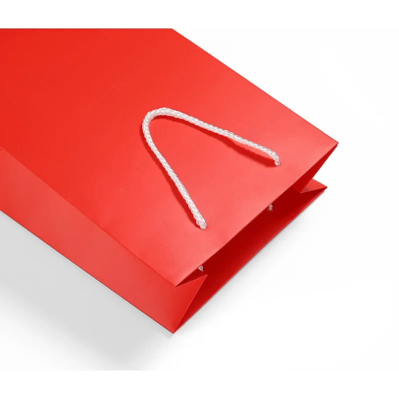 Zielona czerwona wysokiej jakości papierowa torba na prezent, różne rozmiary, z uchwytami - Wianko - 12
