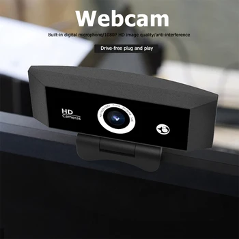 1080P HD USB Webcam Video Conference Live Streaming Web Camera with Microphone Widescreen Video Work Home Accessories
1080P HD USB Webcam Video Conference Live Streaming Web Camera with Microphone Widescreen Video Work Home Accessories
