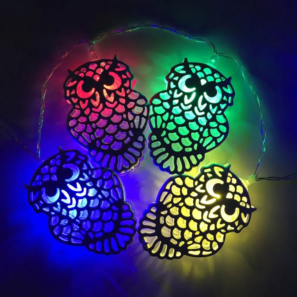 Lighting Strings Nordic Wrought Iron Battery Operated light Moroccan ball Retro Style Creative Personality Bedroom Bedside lamp