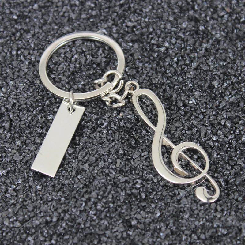 Personalized Metal Music Notes KeyChain With Custom Letters Plate Keychains Engraved Your Name Logo Signature Key Chains
Personalized Metal Music Notes KeyChain With Custom Letters Plate Keychains Engraved Your Name Logo Signature Key Chains