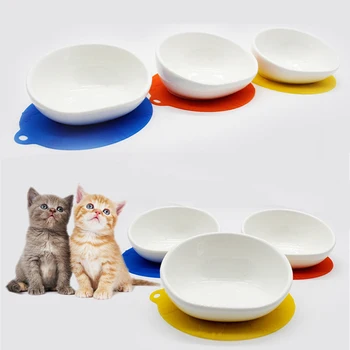 Dual-use Ceramic Bowl Cute Cat Feeding Food Dish with Silicone Mat Protect Cervical Pet Feeder Dog Drinking Water Bowls
Dual-use Ceramic Bowl Cute Cat Feeding Food Dish with Silicone Mat Protect Cervical Pet Feeder Dog Drinking Water Bowls