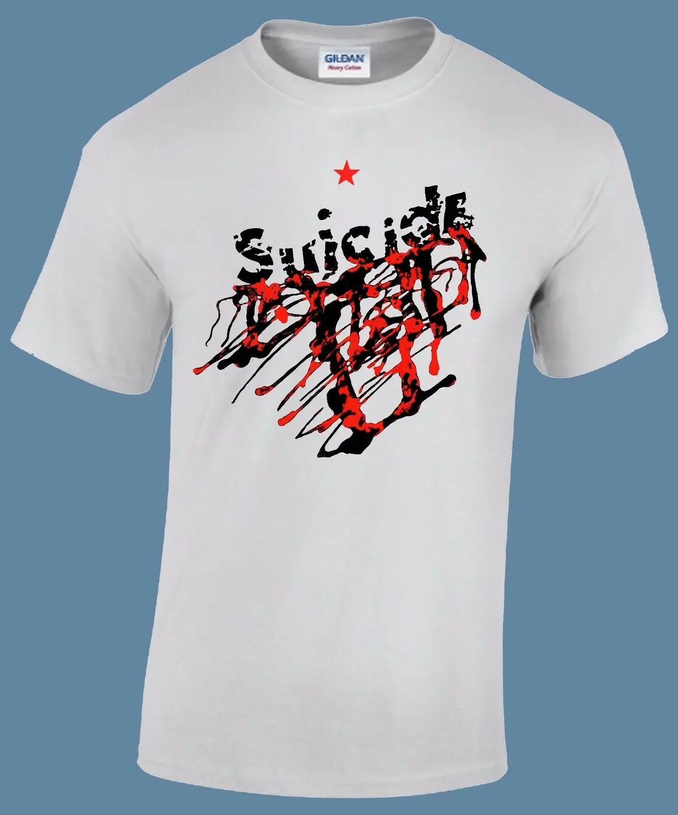 SUICIDE T-shirt (Alan Vega, Talking Heads, Swans, Neu, Youth, Devo)
SUICIDE T-shirt (Alan Vega, Talking Heads, Swans, Neu, Youth, Devo)