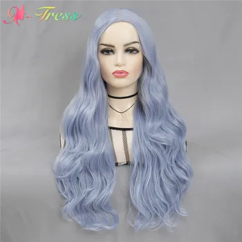 X-TRESS Blue Colored Synthetic Hair Wigs For Women Cosplay Party Use Middle Part Body Wave 22" Heat Resistant Soft Natural Wig
X-TRESS Blue Colored Synthetic Hair Wigs For Women Cosplay Party Use Middle Part Body Wave 22" Heat Resistant Soft Natural Wig