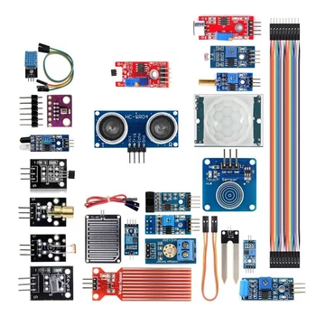 for Arduino Kit 22-In-1 Sensor Module Set for UNO R3 Nano V3.0 2560 Mega 328 for Arduino and for Raspberry Pi
for Arduino Kit 22-In-1 Sensor Module Set for UNO R3 Nano V3.0 2560 Mega 328 for Arduino and for Raspberry Pi