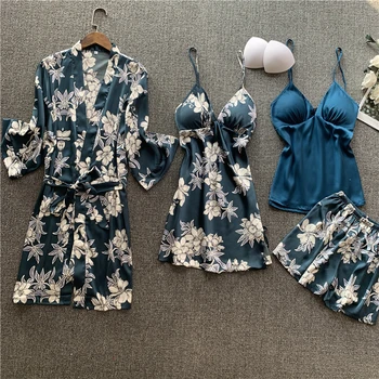 Robes Sets 2020 Print Kimono Robe Fashion Bathrobe Sexy Sleepwear Peignoir Wedding Robes Soft Bridesmaid Robes H937
Robes Sets 2020 Print Kimono Robe Fashion Bathrobe Sexy Sleepwear Peignoir Wedding Robes Soft Bridesmaid Robes H937