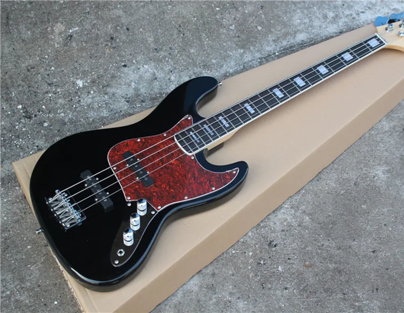 4-String Bass Guitar,Black Color Body,Red Periold Pickgaurd,Rosewood Fingerboard,2 Single Open Pickups and can be Customized
4-String Bass Guitar,Black Color Body,Red Periold Pickgaurd,Rosewood Fingerboard,2 Single Open Pickups and can be Customized