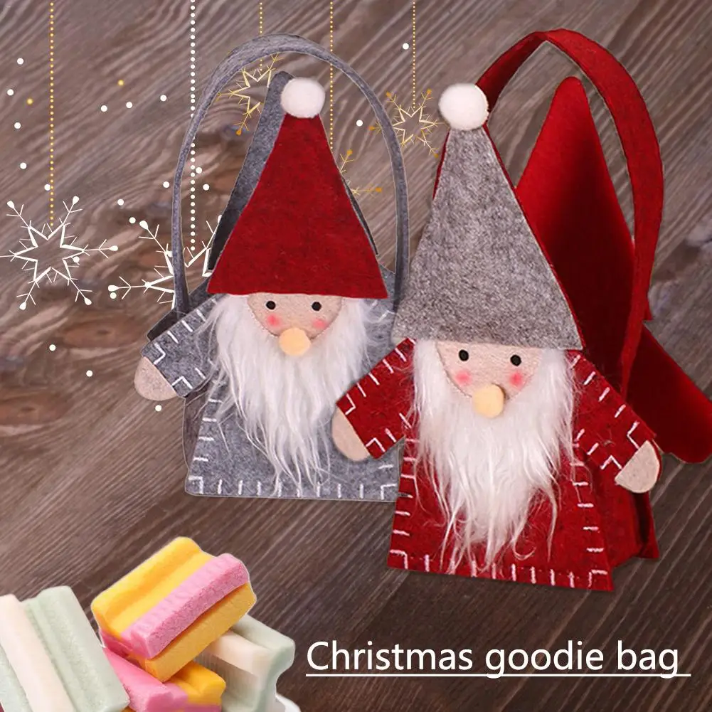 new arrival christmas non woven handbags forest