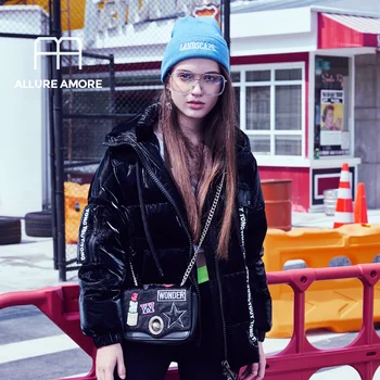 Allure Amore loose thick black red navy blue down jacket for womens and long sections Womens coats
Allure Amore loose thick black red navy blue down jacket for womens and long sections Womens coats