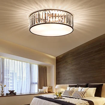 TRAZOS LED Ceiling Lights Modern Round Ceiling Lamp Dining Lighting Fixture with K9 Crystal Hardware Bedroom Luminaire Black E14
TRAZOS LED Ceiling Lights Modern Round Ceiling Lamp Dining Lighting Fixture with K9 Crystal Hardware Bedroom Luminaire Black E14