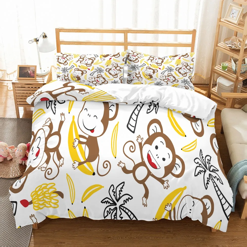 Lovely Animals Series Bedding Set Microfiber Duvet Cover Pillowcase Twin Double Queen Size Boys Girls Kids Bed Sets Room Decor
Lovely Animals Series Bedding Set Microfiber Duvet Cover Pillowcase Twin Double Queen Size Boys Girls Kids Bed Sets Room Decor