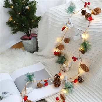 2020 Christmas Tree Decorations Pine Cones Garland Wreath LED Fairy String Lights Battery Operated Indoor Outdoor Decor
2020 Christmas Tree Decorations Pine Cones Garland Wreath LED Fairy String Lights Battery Operated Indoor Outdoor Decor