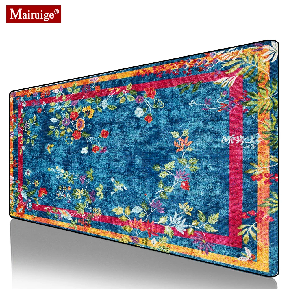 Persian Rug Blue Plant Flower Mouse Pad XL Gamer Desk Mat Large Keyboard Pad Gaming MousePad 90x40/80x30cm for Laptop Table Pads
Persian Rug Blue Plant Flower Mouse Pad XL Gamer Desk Mat Large Keyboard Pad Gaming MousePad 90x40/80x30cm for Laptop Table Pads