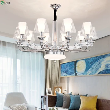 Modern Lustre Crystal Led Chandeliers Lighting Chrome Living Room Led Pendant Chandelier Lights Dining Room Acrylic Hanging Lamp
Modern Lustre Crystal Led Chandeliers Lighting Chrome Living Room Led Pendant Chandelier Lights Dining Room Acrylic Hanging Lamp