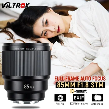 VILTROX 85mm f1.8 STM Auto Focus Fixed focus lens F1.8 Full frame Lens for Camera Sony E mount A9 a7III a7RIII a7SII A6500 A6400
VILTROX 85mm f1.8 STM Auto Focus Fixed focus lens F1.8 Full frame Lens for Camera Sony E mount A9 a7III a7RIII a7SII A6500 A6400