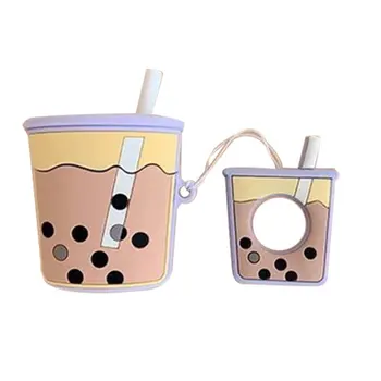 Earphone Case For AirPods Wireless Earphone Carry Cases Pearl Milk Tea Shape Cover Anti-fall Silicone Protector
Earphone Case For AirPods Wireless Earphone Carry Cases Pearl Milk Tea Shape Cover Anti-fall Silicone Protector