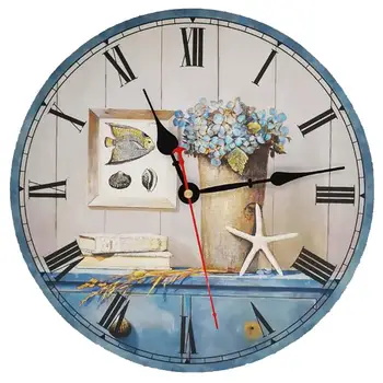 Retro Wooden Wall Clock 30cm Ocean Beach Quartz Silent Large Vintage Rustic Shabby Non -Ticking Quiet Decorative Kitchen Bedroom 
Retro Wooden Wall Clock 30cm Ocean Beach Quartz Silent Large Vintage Rustic Shabby Non -Ticking Quiet Decorative Kitchen Bedroom