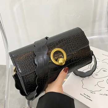 Fashion Alligator Pattern Messenger Bag Women PU Leather Solid Color Small Purse Female Portable Shoulder Crossbody Handbags 
Fashion Alligator Pattern Messenger Bag Women PU Leather Solid Color Small Purse Female Portable Shoulder Crossbody Handbags