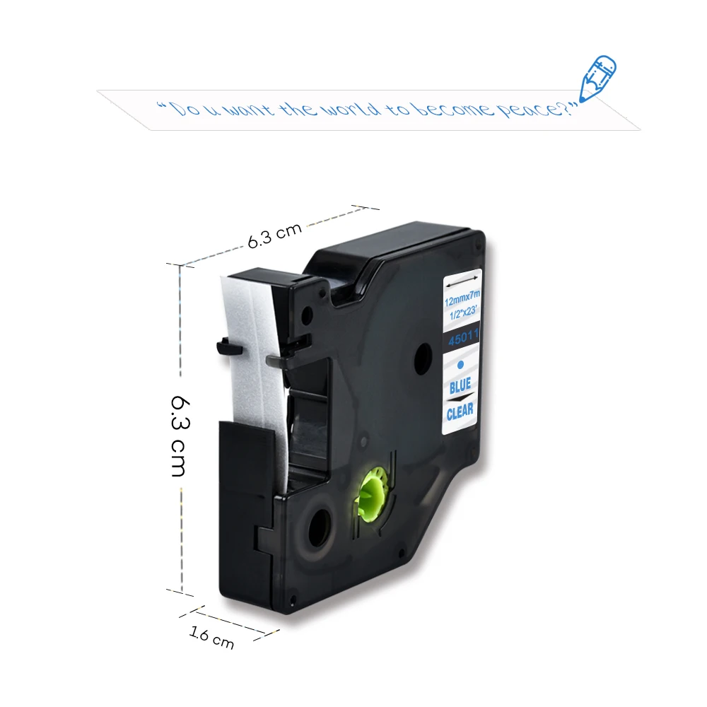 dymo d1 45011 label tape 3