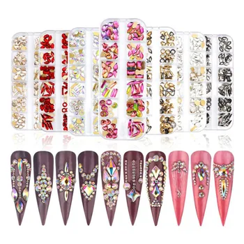 1boxMixed Shape Glass Nail Rhinestones AB Flat Back Nail Rhinestone 3D Non HotFix Nail Art Decoration DIY Tool
1boxMixed Shape Glass Nail Rhinestones AB Flat Back Nail Rhinestone 3D Non HotFix Nail Art Decoration DIY Tool