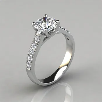 LETAPI Classical Female AAA Crystal Zircon Stone Ring Silver color Finger Ring Promise Engagement Rings for Women
LETAPI Classical Female AAA Crystal Zircon Stone Ring Silver color Finger Ring Promise Engagement Rings for Women