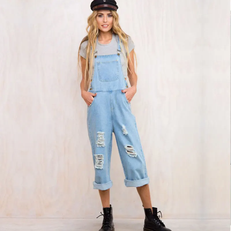 Jumpsuit Women 2020 Spring / Summer Button Washed Hole Tassel Denim Overalls Women's Fashion Street Backless Combinaison Femme
Jumpsuit Women 2020 Spring / Summer Button Washed Hole Tassel Denim Overalls Women's Fashion Street Backless Combinaison Femme