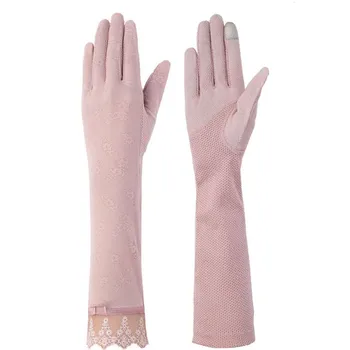 Female summer thin UV protection gloves driving protective gloves 
Female summer thin UV protection gloves driving protective gloves