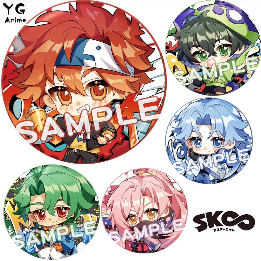 Anime Figure SK8 the Infinity Badge Cosplay Reki Snow Miya Cheery Blossom Badge Decorations Decor Fans Collection Props Gifts
Anime Figure SK8 the Infinity Badge Cosplay Reki Snow Miya Cheery Blossom Badge Decorations Decor Fans Collection Props Gifts